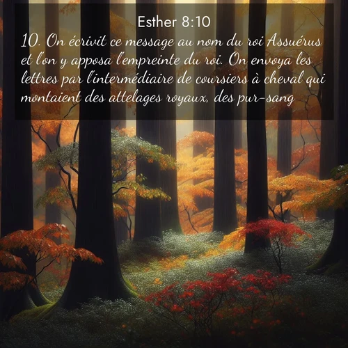 image nature avec verset biblique de la Bible