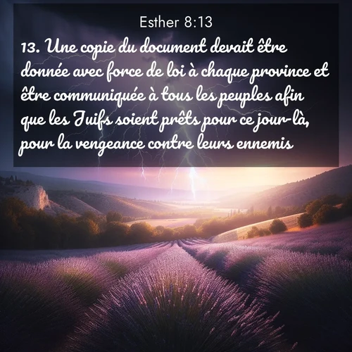 image nature avec verset biblique de la Bible