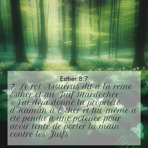 image nature avec verset biblique de la Bible
