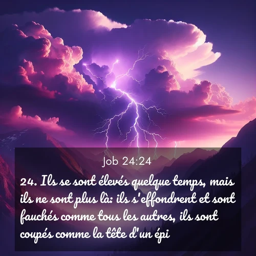 image nature avec verset biblique de la Bible