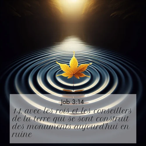 image nature avec verset biblique de la Bible