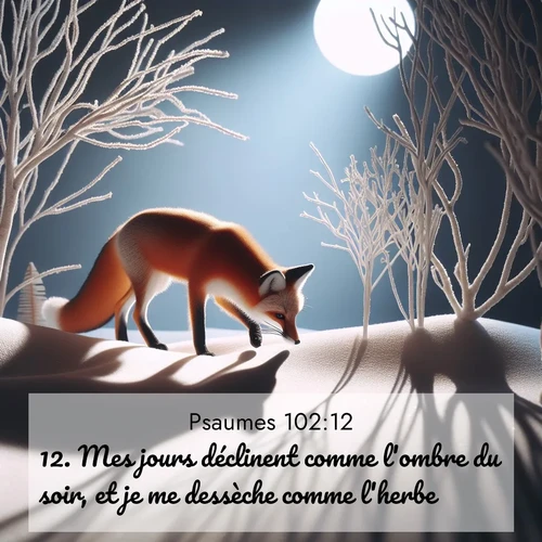 image nature avec verset biblique de la Bible