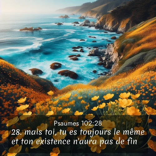 image nature avec verset biblique de la Bible