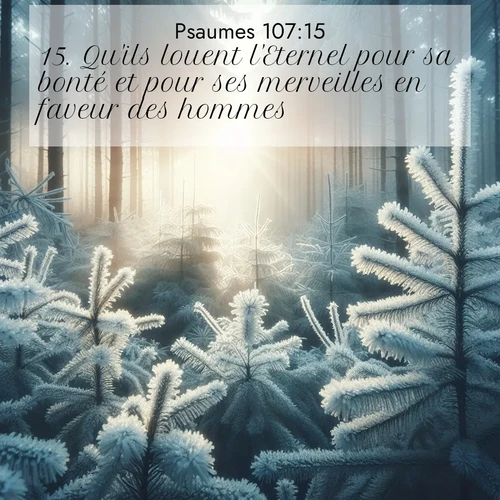 image nature avec verset biblique de la Bible