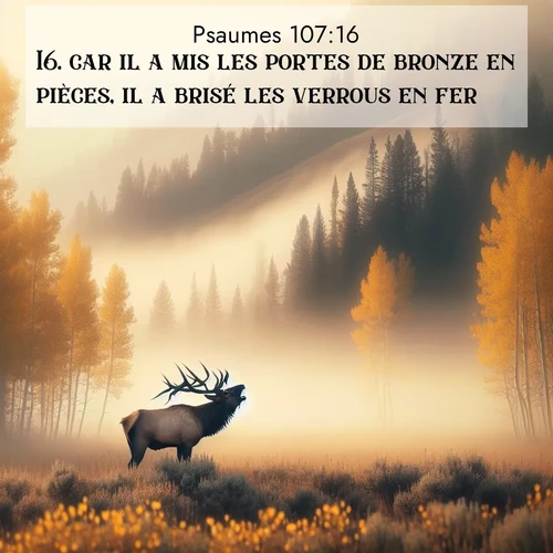 image nature avec verset biblique de la Bible