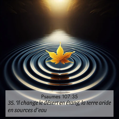 image nature avec verset biblique de la Bible