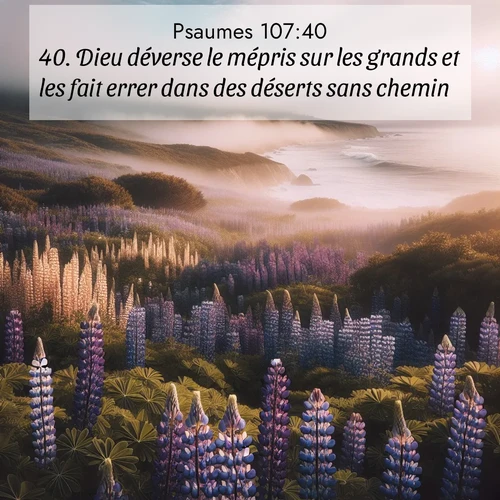 image nature avec verset biblique de la Bible