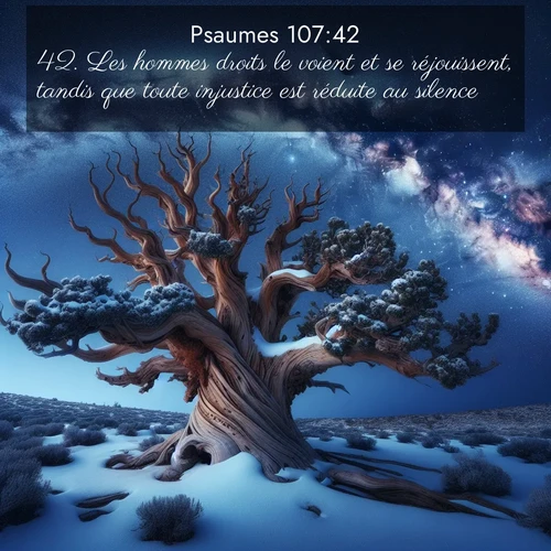 image nature avec verset biblique de la Bible