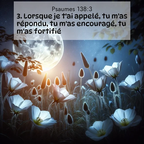 image nature avec verset biblique de la Bible