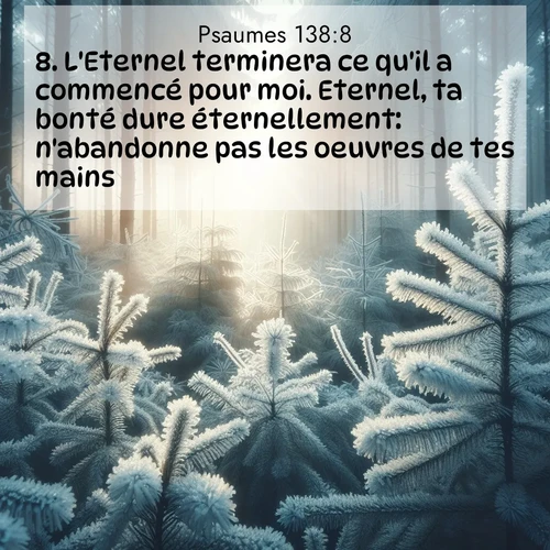 image nature avec verset biblique de la Bible