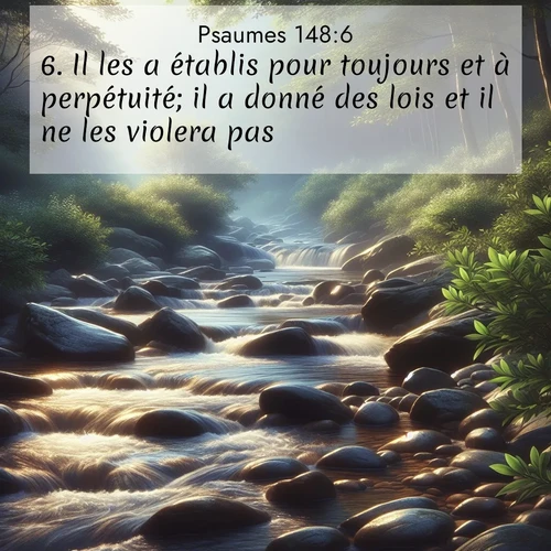 image nature avec verset biblique de la Bible
