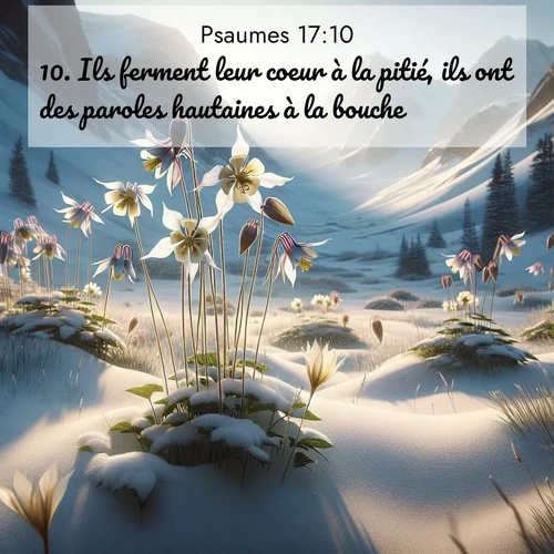image nature avec verset biblique de la Bible