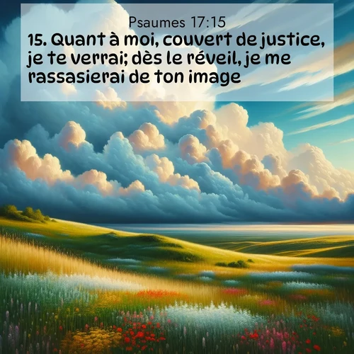 image nature avec verset biblique de la Bible