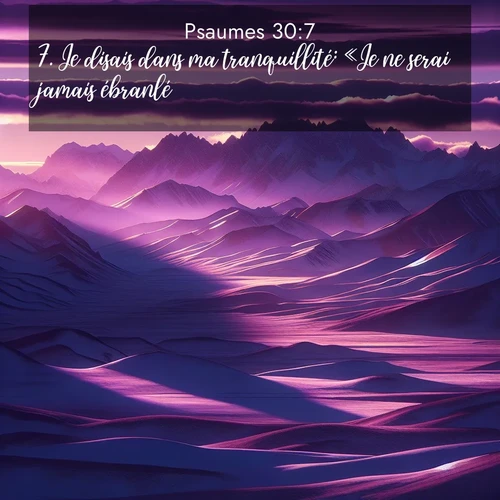 image nature avec verset biblique de la Bible