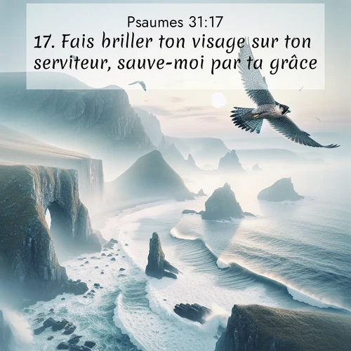 image nature avec verset biblique de la Bible