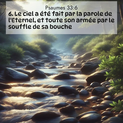 image nature avec verset biblique de la Bible