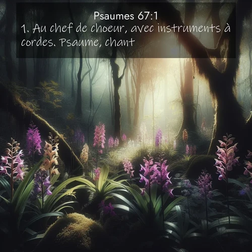 image nature avec verset biblique de la Bible