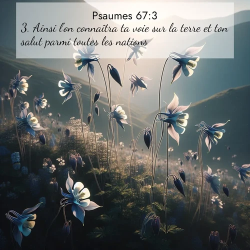 image nature avec verset biblique de la Bible
