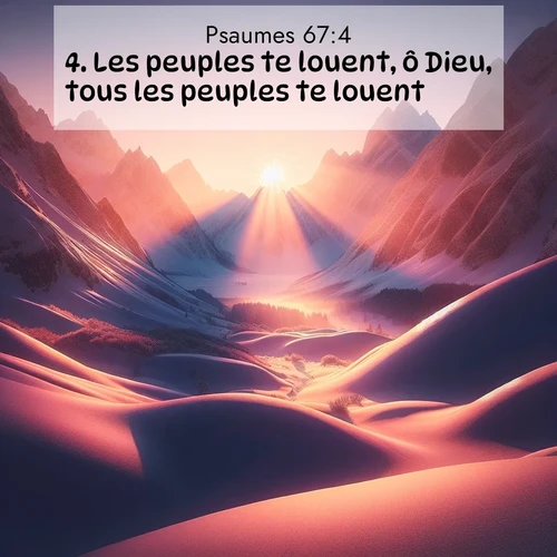 image nature avec verset biblique de la Bible