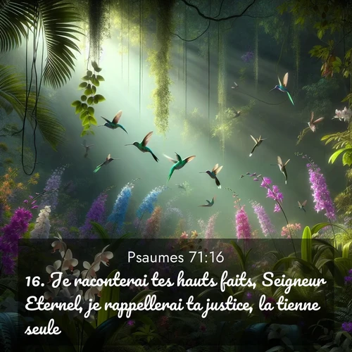 image nature avec verset biblique de la Bible