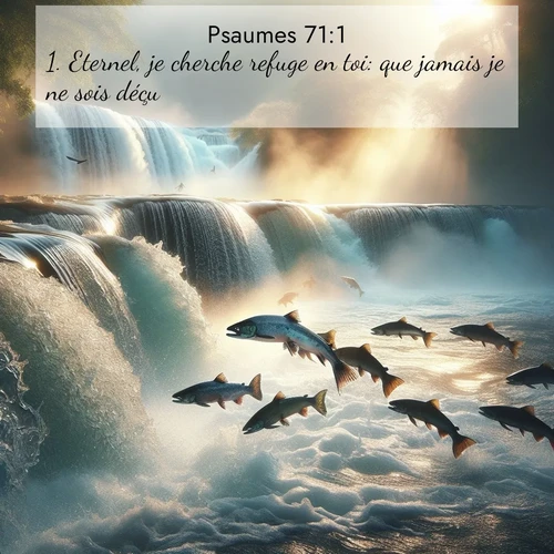 image nature avec verset biblique de la Bible