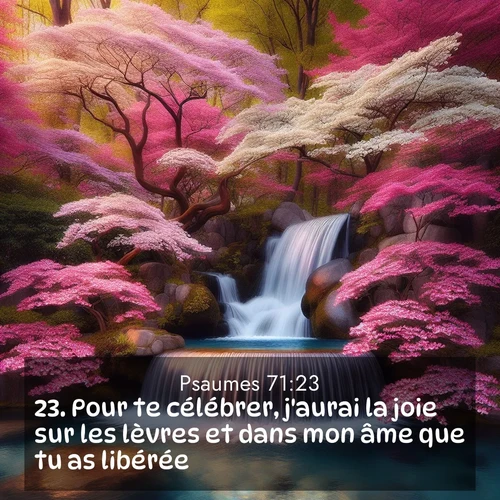 image nature avec verset biblique de la Bible