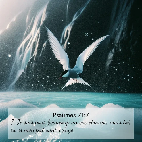 image nature avec verset biblique de la Bible