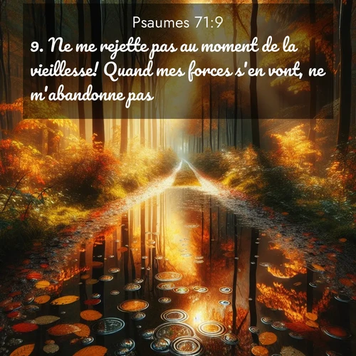 image nature avec verset biblique de la Bible