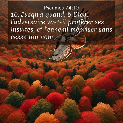 image nature avec verset biblique de la Bible