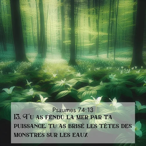image nature avec verset biblique de la Bible