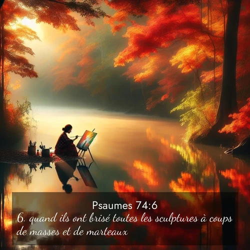 image nature avec verset biblique de la Bible