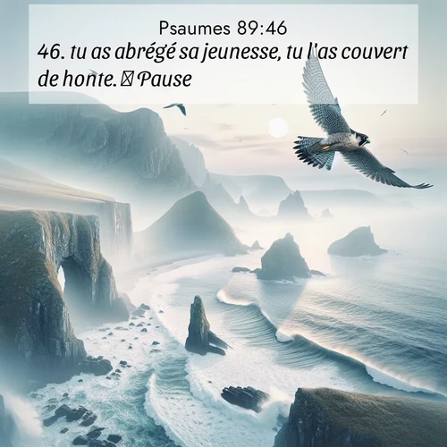Segond21 Psaumes  ; image nature: image avec le verset biblique :tu as abrégé sa jeunesse, tu l&#039;as couvert de honte.         Pause. ;  ; 89:46