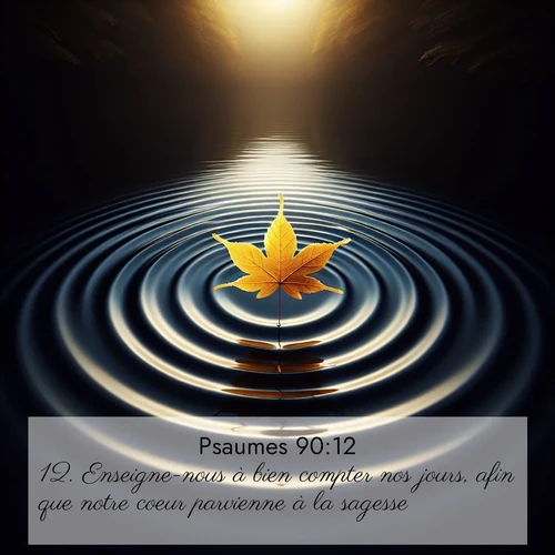 image nature avec verset biblique de la Bible