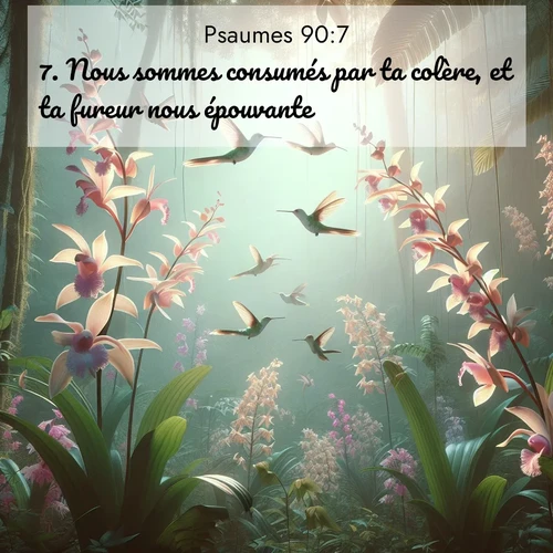 image nature avec verset biblique de la Bible