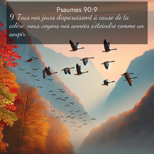 image nature avec verset biblique de la Bible