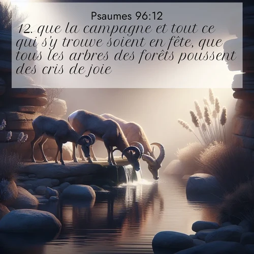 image nature avec verset biblique de la Bible