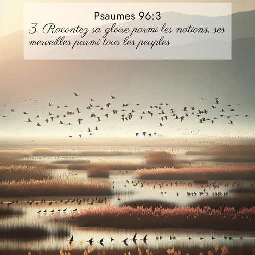 image nature avec verset biblique de la Bible