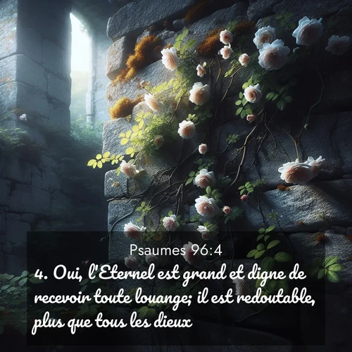 image nature avec verset biblique de la Bible