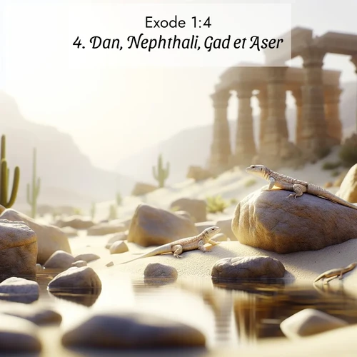 Segond21 Exode  ; image nature: image avec le verset biblique :Dan, Nephthali, Gad et Aser. ;  ; 1:4