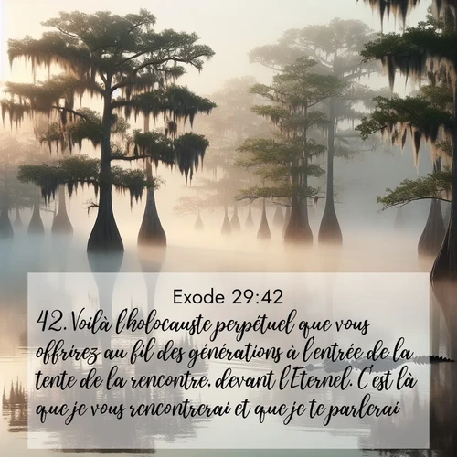 image nature avec verset biblique de la Bible