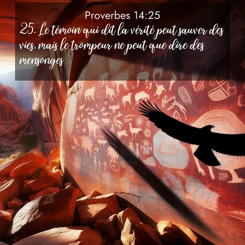 Segond21 Proverbes  ; image nature: image avec le verset biblique :Le témoin qui dit la vérité peut sauver des vies, mais le trompeur ne peut que dire des mensonges. ;  ; 14:25