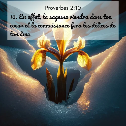 image nature avec verset biblique de la Bible