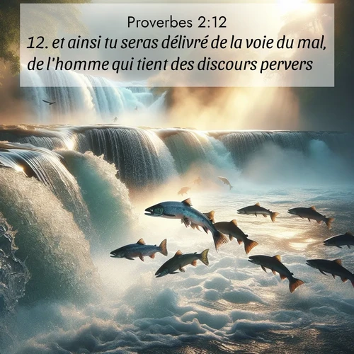 image nature avec verset biblique de la Bible