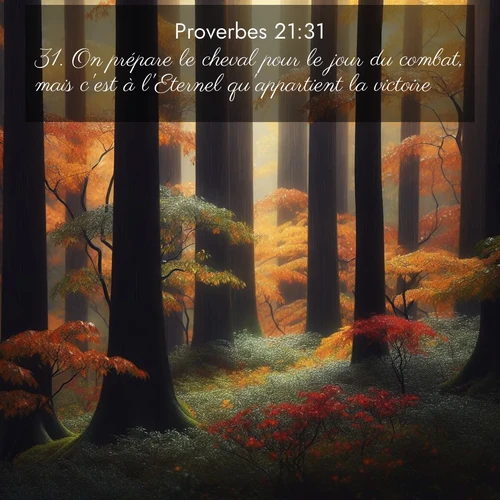 image nature avec verset biblique de la Bible