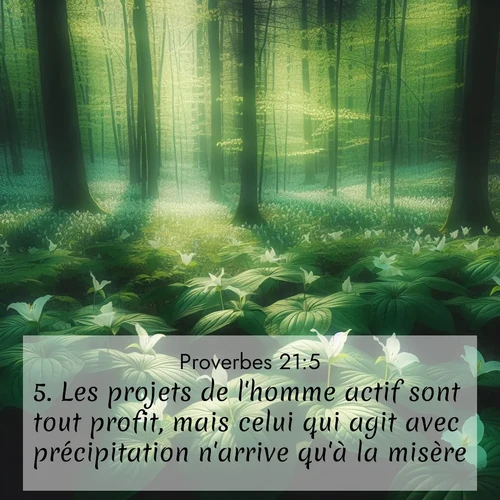 image nature avec verset biblique de la Bible
