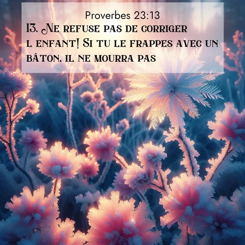 image nature avec verset biblique de la Bible