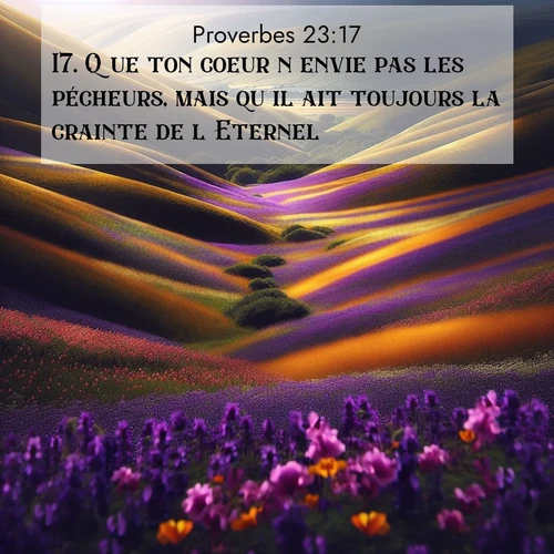 image nature avec verset biblique de la Bible