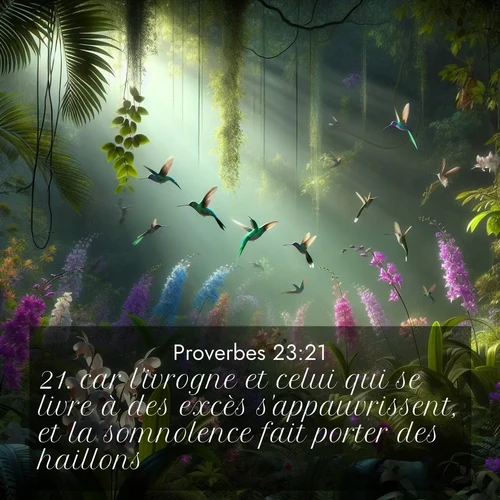 image nature avec verset biblique de la Bible