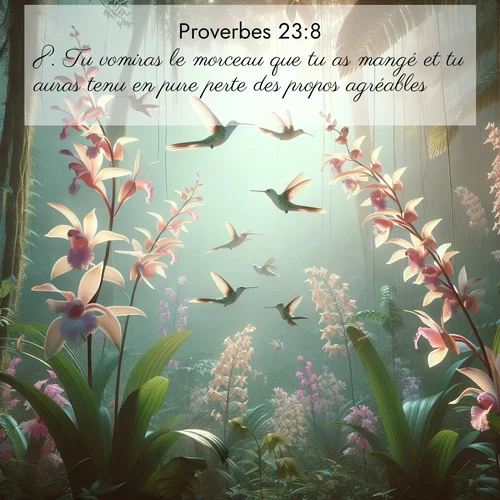 image nature avec verset biblique de la Bible