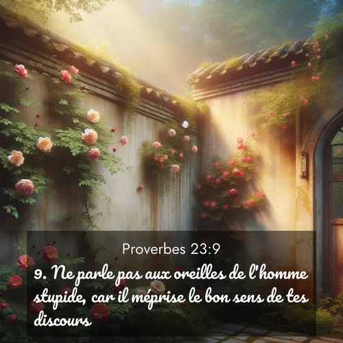 image nature avec verset biblique de la Bible